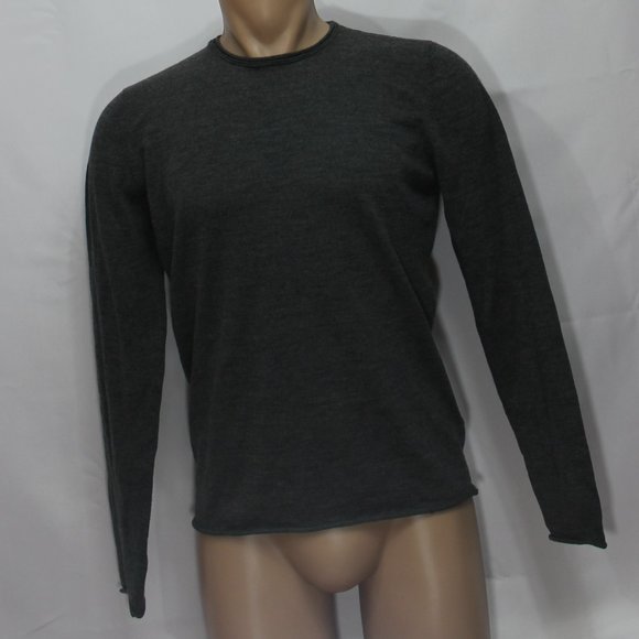 Zadig Voltaire jumper men skull  on back   100%  merino wool crewneck  large - Picture 3 of 8